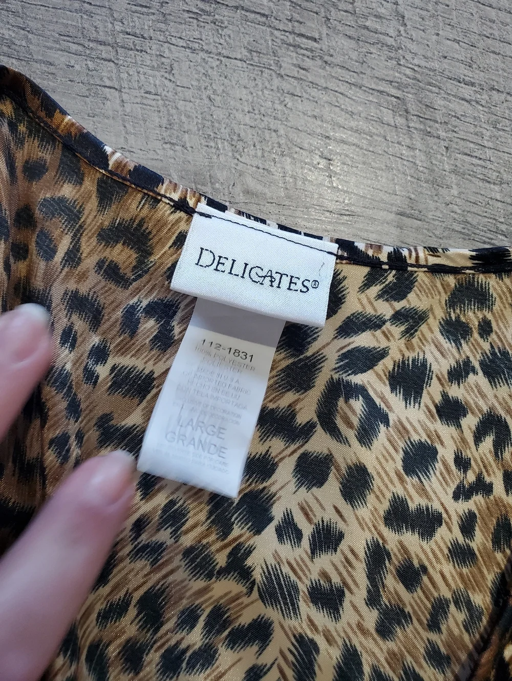 Leopard Delicates Robe - Picture 2 of 5